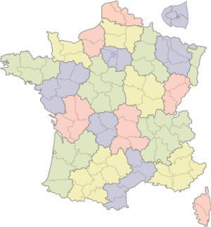 Assiette des frais de notaire par département: carte 2020