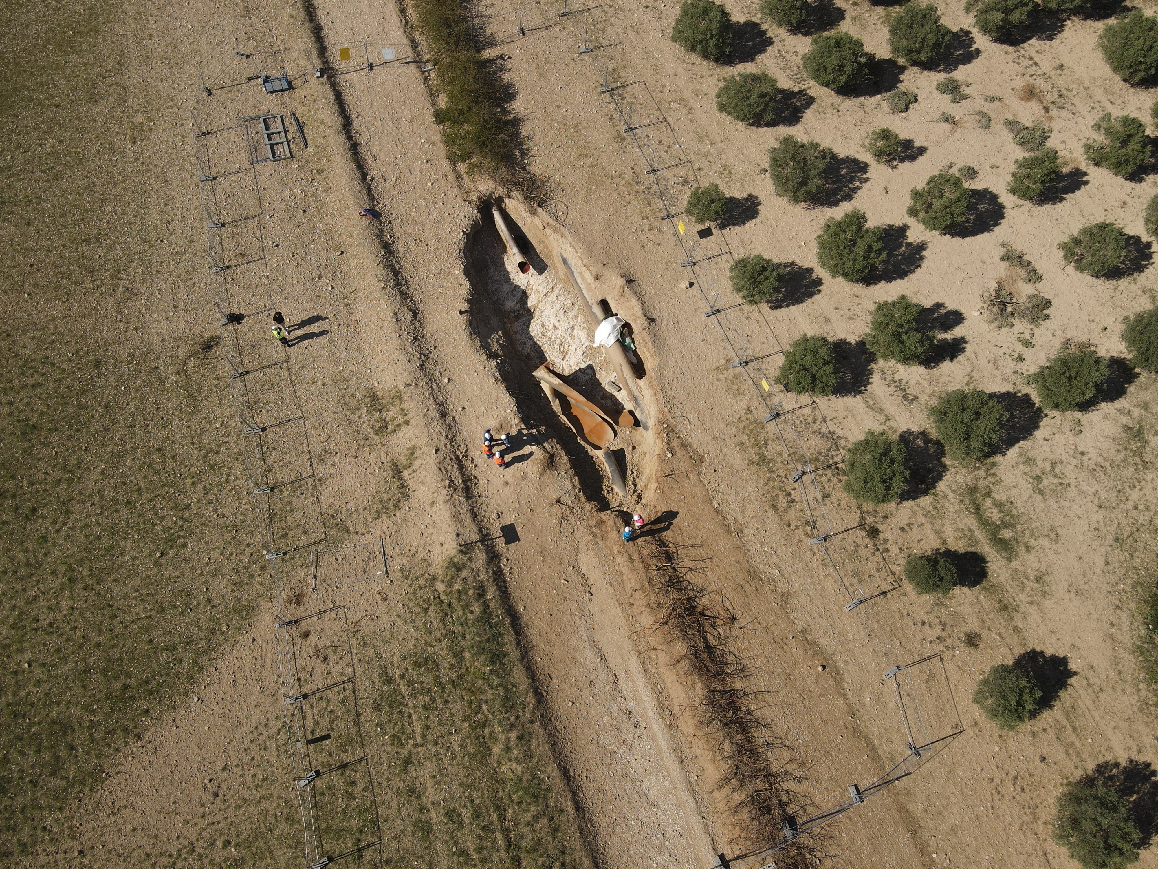 Rupture canalisation de transport de gaz NaTran - Saint-Rémy-de-Provence (13)