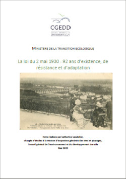  La loi du 2 mai 1930 : 92 ans d'existence, de résistance et d'adaptation