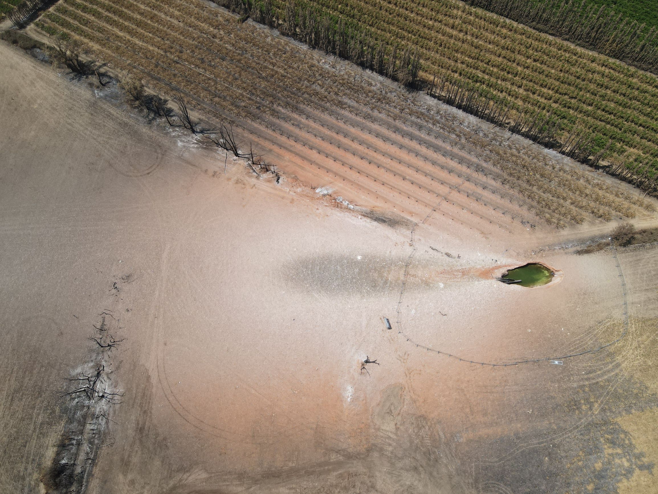 Rupture d'une canalisation de gaz - Natran Saint-Martin-de-Crau (13)